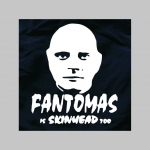 Fantomas is Skinhead Too  - plavkové pánske kraťasy s pohodlnou gumou v páse a šnúrkou na dotiahnutie vhodné aj ako klasické kraťasy na voľný čas